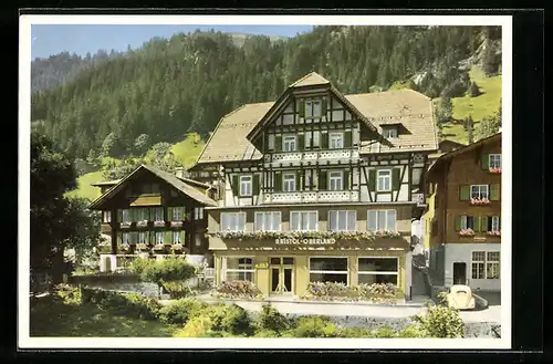 AK Adelboden, Hotel-Pension Bristol-Oberland mit Dependance