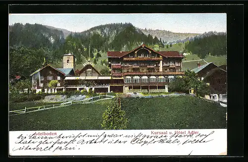 AK Adelboden, Kursaal und Hotel Adler
