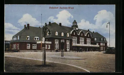 AK Aachen-West, Bahnhof