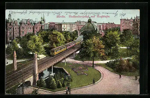 AK Berlin-Schöneberg, U-Bahn am Nollendorfplatz