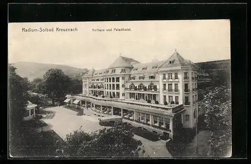 AK Bad Kreuznach, Kurhaus und Palasthotel