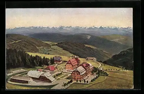 AK Feldberg / Schwarzwald, Hotel Feldberger Hof