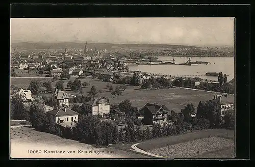 AK Konstanz, Ortsansicht von Kreuzlingen aus gesehen