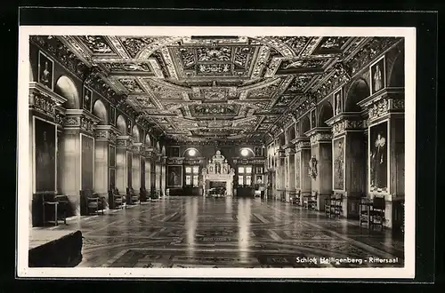 AK Heiligenberg / Baden, Schloss Heiligenberg, Rittersaal