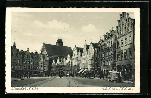 AK Landshut i. B., Untere Altstadt