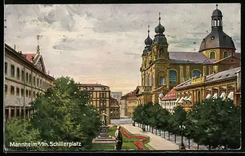 AK Mannheim, Schillerplatz