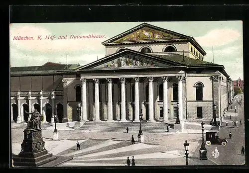 AK München, Königliches Hof- und Nationaltheater