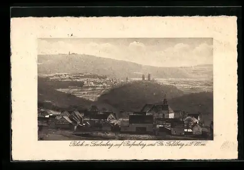 AK Reifenberg i. Ts., Blick vom Seelenberg auf den Ort und den Gr. Feldberg