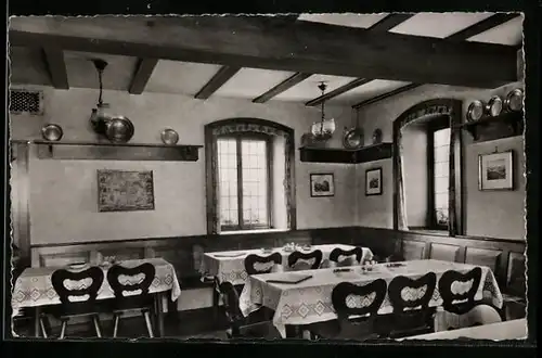 AK Seebach bei Bad Dürkheim, Gaststätte Weinstuben Käsbüro, König-Ludwigsecke