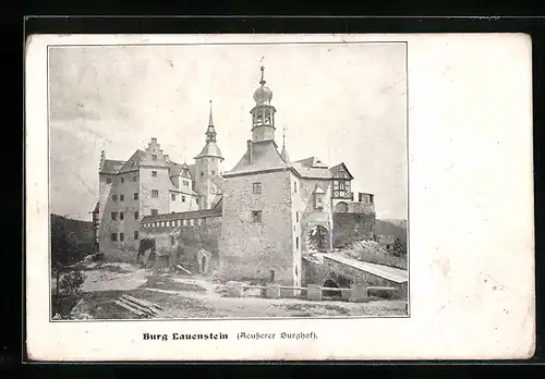 AK Lauenstein, Burg Lauenstein, Äusserer Burghof