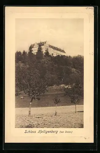 AK Heiligenberg / Baden, Schloss Heiligenberg (von Süden)