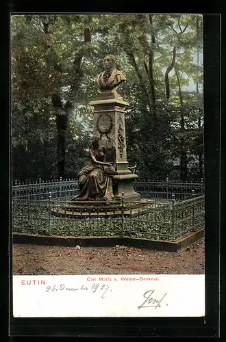 AK Eutin, Carl Maria v. Weber-Denkmal