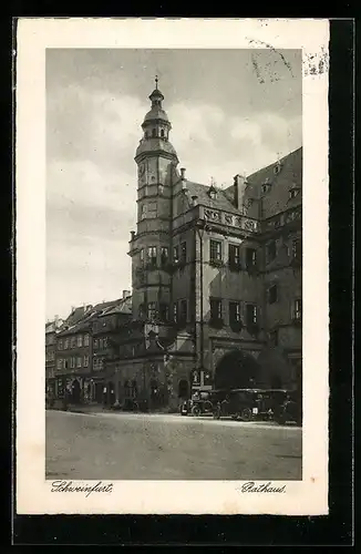AK Schweinfurt, am Rathaus