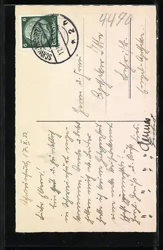 AK Schweinfurt, am Rathaus