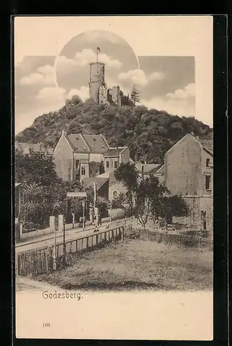 AK Godesberg, Blick zur Godesburg