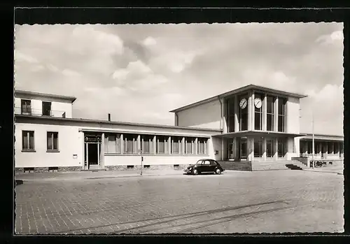 AK Neuwied / Rhein, Bahnhof