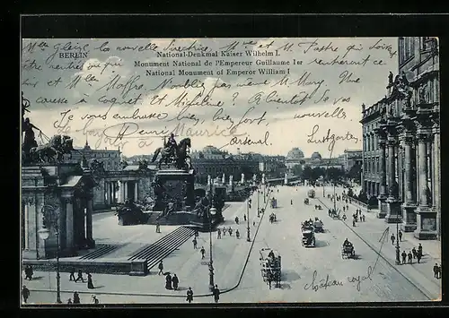 AK Berlin, National-Denkmal Kaiser Wilhelm I.