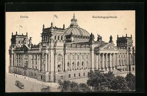 AK Berlin-Tiergarten, Reichstagsgebäude