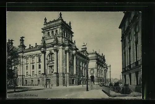 AK Berlin-Tiergarten, Reichstag