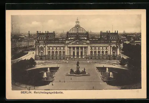 AK Berlin-Tiergarten, Reichstagsgebäude