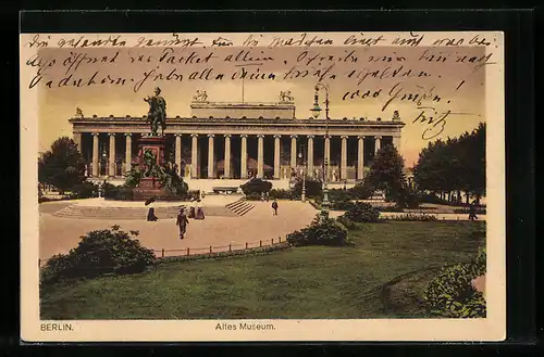 AK Berlin, Blick auf Altes Museum