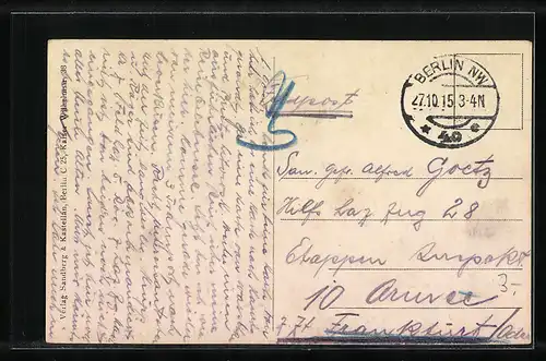 AK Berlin, Burgstrasse, Friedrichsbrücke & Börse