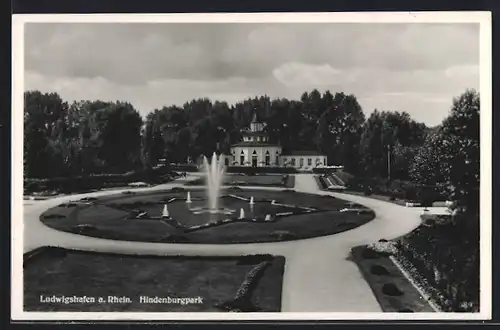 AK Ludwigshafen, Blick in den Hindenburgpark
