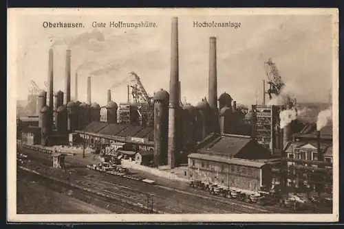 AK Oberhausen, Gute Hoffnungshütte, Hochofenanlage