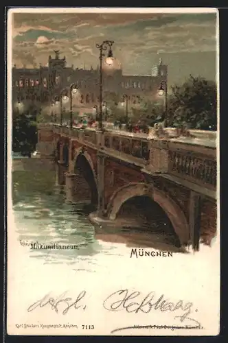 Lithographie München-Haidhausen, Maximilianeum