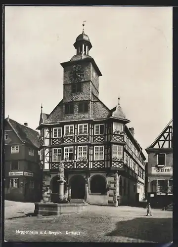 AK Heppenheim a. d. Bergstr., Rathaus