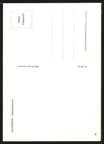 AK Mannheim, Jesuitenkirche