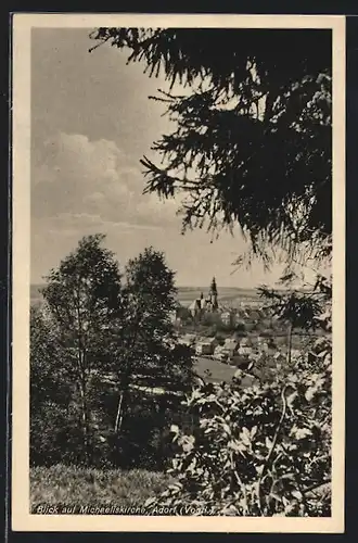 AK Adorf i. V., Gesamtansicht mit Michaeliskirche