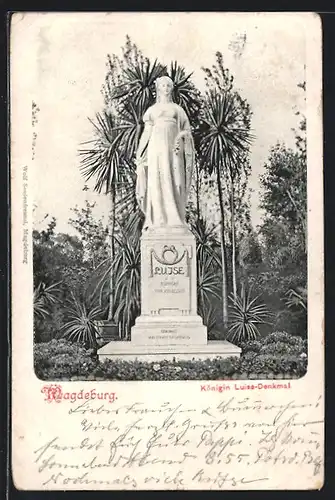 AK Magdeburg, Königin Luise-Denkmal