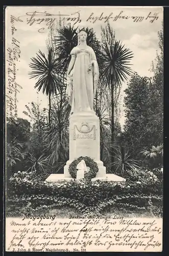 AK Magdeburg, Denkmal der Königin Luise