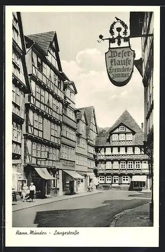 AK Hann. Münden, Langestrasse