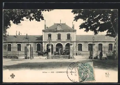 AK Commentry, La Gare, Bahnhof