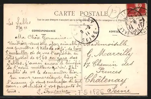 AK Les Sables-d`Olonne, dans les Marais Salants, Saulnières