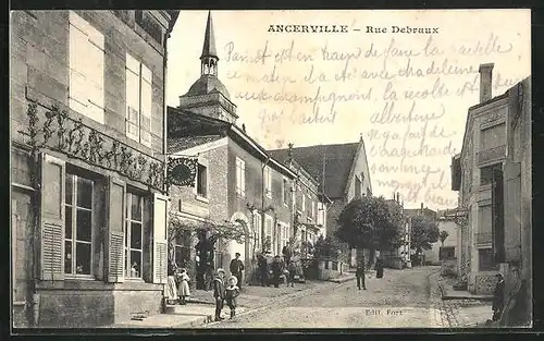 AK Ancerville, Rue Debraux