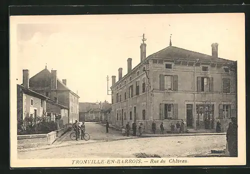 AK Tronville-en-Barrois, Rue du Chateau