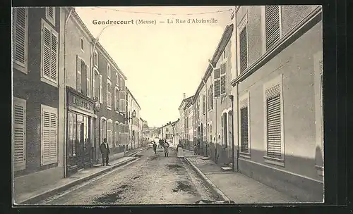 AK Gondrecourt, La Rue d`Abainville