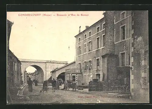 AK Gondrecourt, Brasserie et Rue de Bonnet