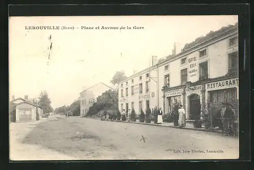 AK Lérouville, Place et Avenue de la Gare
