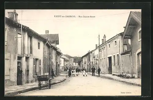 AK Ligny-en-Barrois, Rue Sainte-Anne