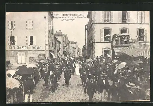 AK Montferrand, Couronnement de la Rosiére, Le Cortége