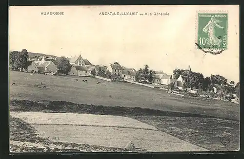 AK Anzat-le-Luguet, Vue Générale