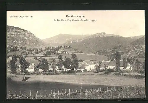 AK La Bastide, Vue générale et Puy Chavaroche