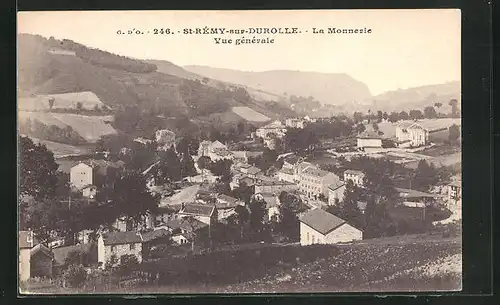 AK St-Remy-sur-Durolle, La Monnerie, Vue Generale