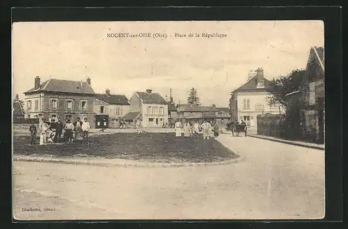 AK Nogent-sur-Oise, Place de la République