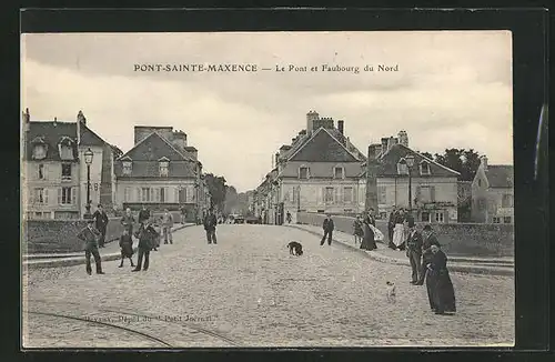 AK Pont-Sainte-Maxence, le Pont et Faubourg du Nord