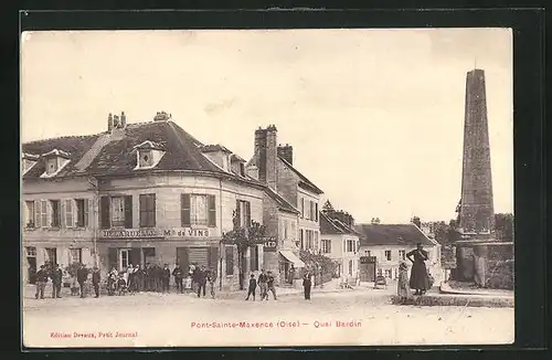 AK Pont-Sainte-Maxence, Quai Bardin et Delaruelle M. de Vins